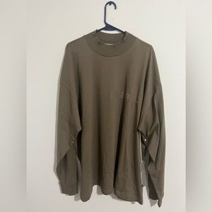 Essentials Fear of God “Wood” Long Sleeve Tee Mens XL